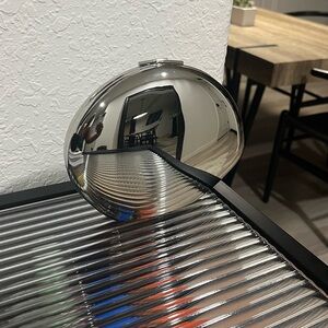 Zara Silver Metallic Clutch